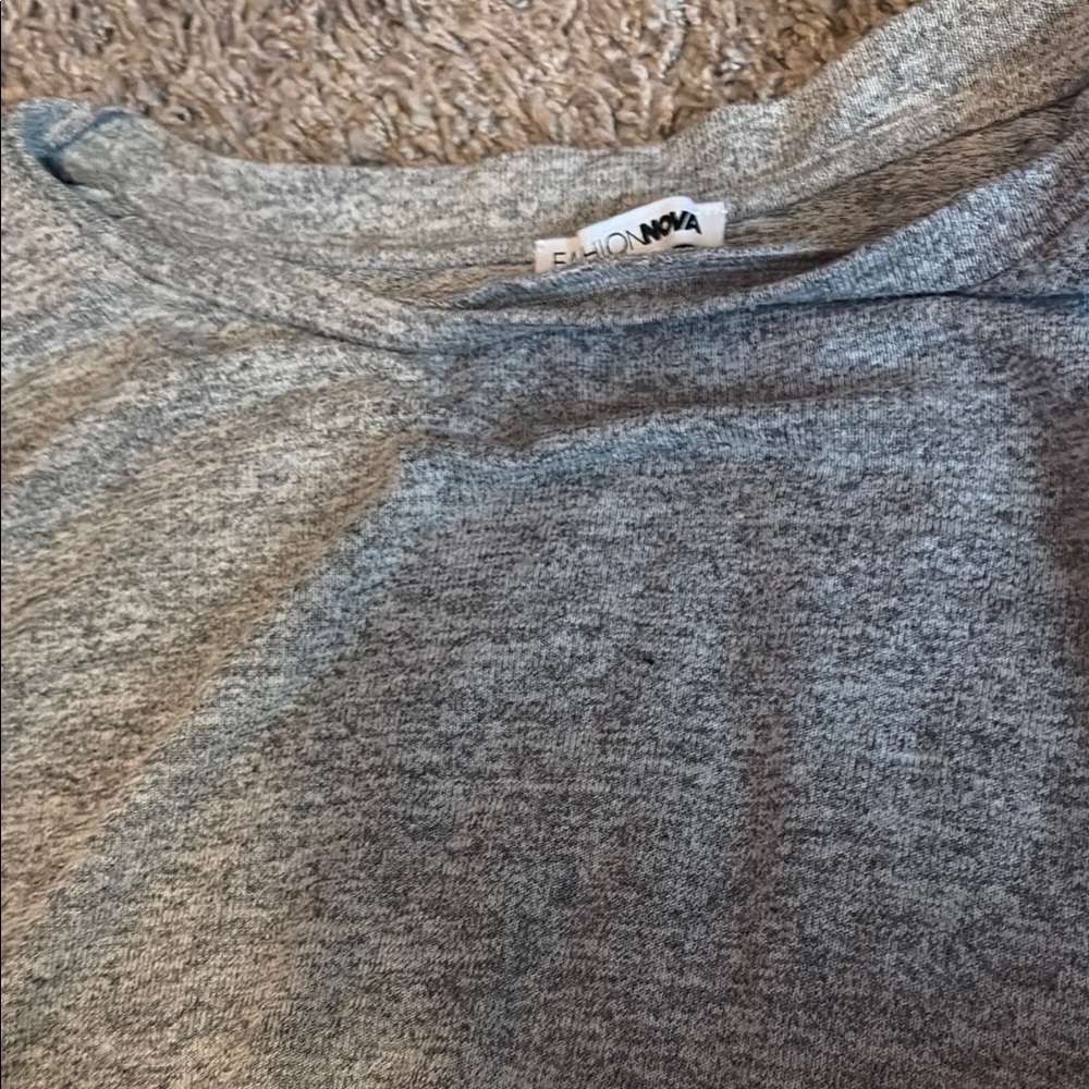Fashion Nova Gray Top